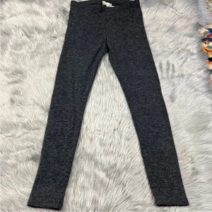 La Hearts Knit Sweater Leggings Charcoal Size Small